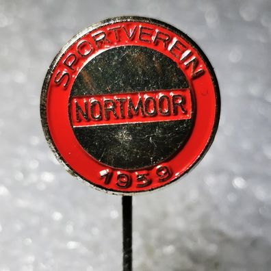 Fussball Anstecknadel - SV Nortmoor 1959 - FV Niedersachsen - Kreis Ostfriesland