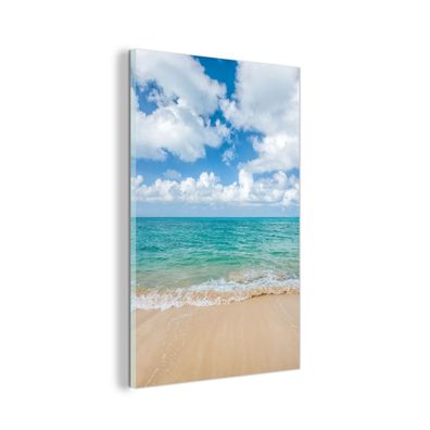 Glasbild - 60x90 cm - Wandkunst - Strand - Meer - Sommer - Reisen