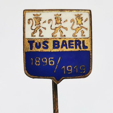 Fussball Anstecknadel TuS Baerl 1896/1919 FV Niederrhein Kreis Moers