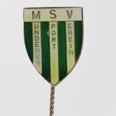 Fussball Anstecknadel Mündener SV 1918 FV Niedersachsen Kreis Göttingen Osterode