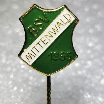 Fussball Anstecknadel - BSV Mittenwald 1965 - FV Bayern - Oberbayern - Zugspitze