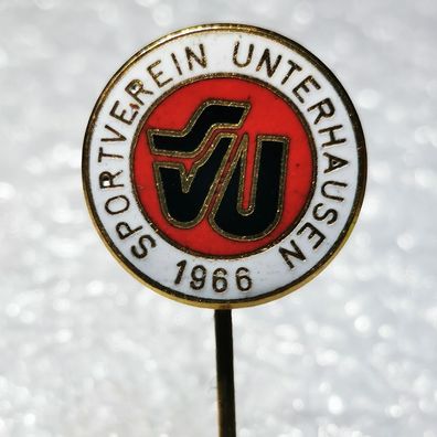 Fussball Anstecknadel - SV 1966 Unterhausen - FV Bayern - Oberbayern - Zugspitze