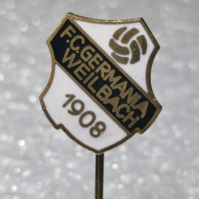 Fussball Anstecknadel - FC Germania Weilbach 1908 - FV Hessen - Main-Taunus