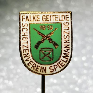 Schützen Anstecknadel Schützenverein Spielmannszug Falke Geitelde Niedersachsen