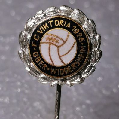Fussball Anstecknadel - FC Viktoria 1926 Ober-Widdersheim - FV Hessen - Büdingen