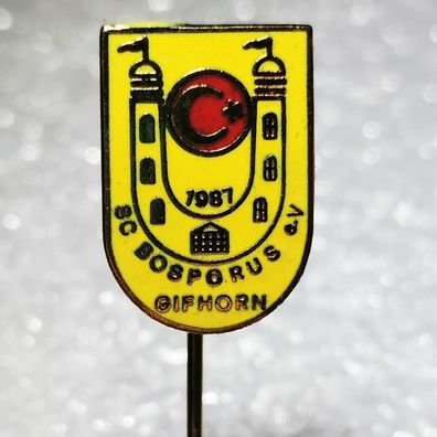 Fussball Anstecknadel - SC Bosporus Gifhorn 1987 - FV Niedersachsen Kr. Gifhorn