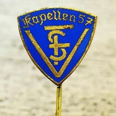 Fussball Anstecknadel - FSV Kapellen 1957 - FV Niederrhein - Kreis Moers