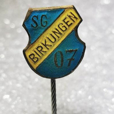 Fussball Anstecknadel - SG Birkungen 07 - DDR - Thüringen - Bezirk Erfurt