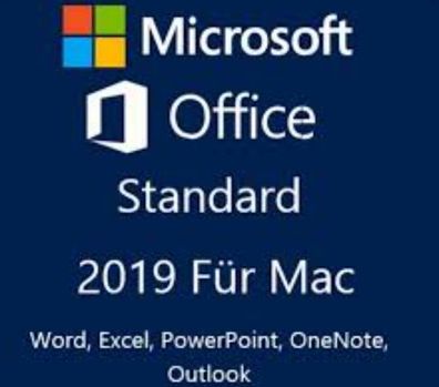 Microsoft Office 2019 Home and Business for Mac Standard (1 Mac) - kein Abo -