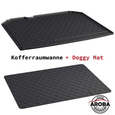 SET Kofferraumwanne & DoggyMat passend für Audi Q3 & RSQ3 8U 2011-2018 tieferLB