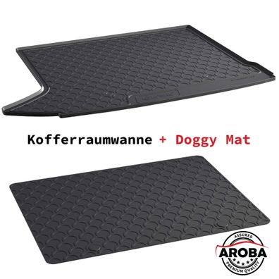 SET Kofferraumwanne & DoggyMat passend für Audi Q3 & RSQ3 8U 2011-2018 hoherLB