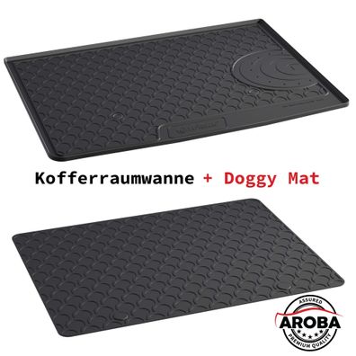 SET Kofferraumwanne & DoggyMat passend für Opel Astra K Schrägheck 10.2015> hoherLB