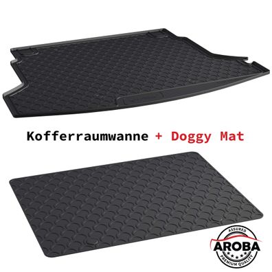 SET Kofferraumwanne & DoggyMat passend für Honda CR-V 2012-2018 Kofferraummatte