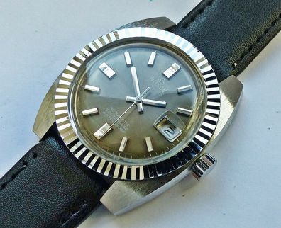 Seltene Schöne Wilson Geneve Automatic mit Datum Herren Vintage Armbanduhr 70er
