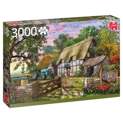 Jumbo 18870 Dominic Davison Das Bauernhaus 3000 Teile Puzzle
