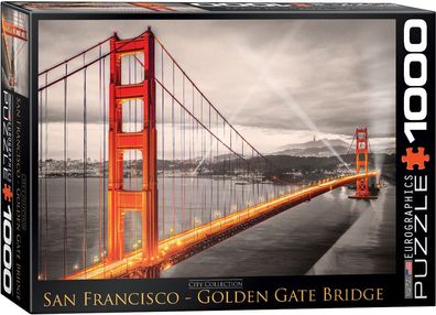 EuroGraphics 6000-0663 San Francisco, Golden Gate Bridge 1000 Teile Puzzle