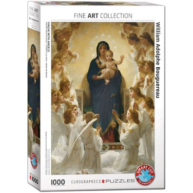 EuroGraphics 6000-7064 Jungfrau Maria mit Engeln von William Bouguereau