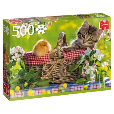 Jumbo 18801 Fertig für ein Picknick 500 Teile Puzzle