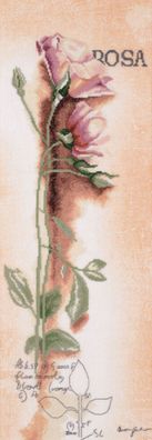 Lanarte PN-0008050 Rose Botanisch Kreuzstichpackung