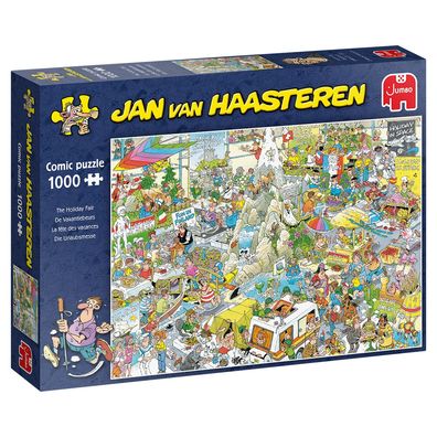 JUMBO 19051 Jan van Haasteren Die Urlaubsmesse 1000 Teile Puzzle