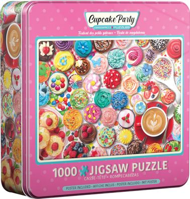 Eurographics 8051-5604 Cupcake Party 1000 Teile Puzzle in einer Metallbox