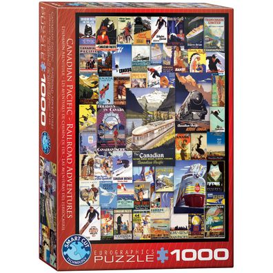 EuroGraphics 6000-0648 Eisenbahnabenteuer 1000-Teile Puzzle