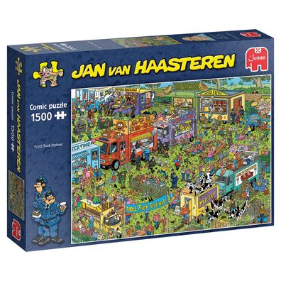 JUMBO 20042 Jan van Haasteren - Food Truck Festival - 1500 Teile Puzzle