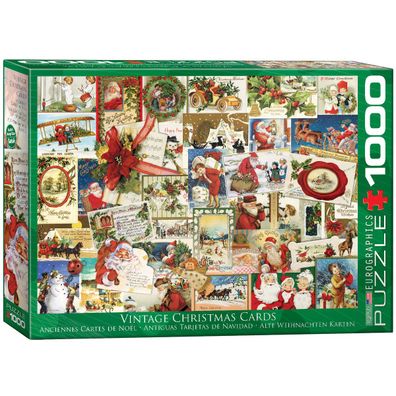 Eurographics 607841 Vintage Christmas Cards 1000 Teile Puzzle
