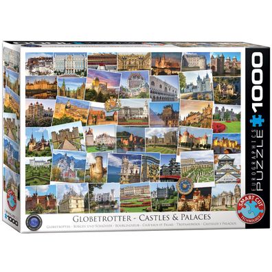 EuroGraphics 6000-0762 Globetrotter Schlösser und Paläste 1000 Teile Puzzle