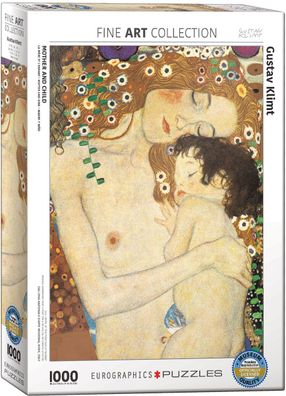 EuroGraphics 6000-2776 Gustav Klimt Mutter und Kind (Detail) 1000 Teile Puzzle
