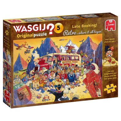 JUMBO 25007 Wasgij Retro Orignal 5 - Billigangebot gebucht! - 1000 Teile Puzzle