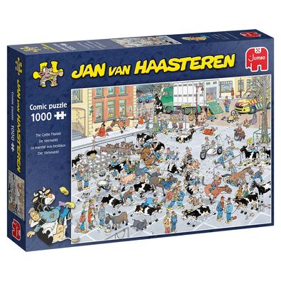 Jumbo 19075 Jan van Haasteren Der Viehmarkt 1000 Teile Puzzle