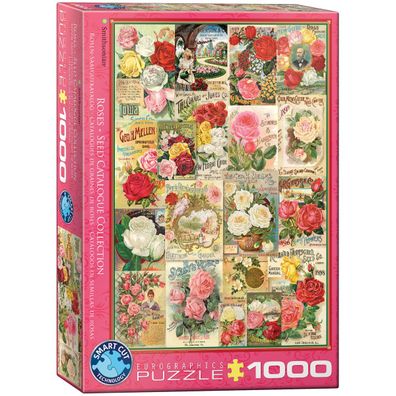 EuroGraphics 6000-0810 Rosen Saatgut Kataloge 1000-Teile Puzzle