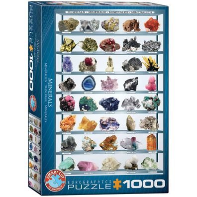EuroGraphics 6000-2008 Mineralien 1000-Teile Puzzle