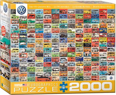 EuroGraphics 8220-0783 VW Bunte Bulli Welt 2000 Teile Puzzle
