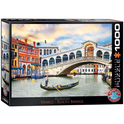 EuroGraphics 6000-0766 Venedig Rialto Bridge 1000-Teile Puzzle