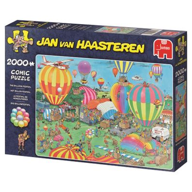 JUMBO 19053 Jan van Haasteren Das Ballonfestival 2000 Teile Puzzle