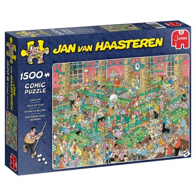 JUMBO 20026 Jan van Haasteren Eine ruhige Kugel schieben 1500 Teile Puzzle