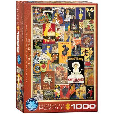 EuroGraphics 6000-0769 Alte Werbeposter 1000 Teile Puzzle