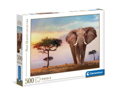 Clementoni 35096 Afrikanischer Sonnenuntergang 500 Teile Puzzle