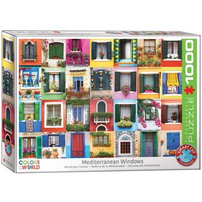 EuroGraphics 6000-5350 Mittelmeerfenster 1000-Teile Puzzle