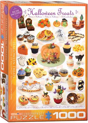 EuroGraphics 6000-0432 Halloweenbonbons 1000 Teile Puzzle