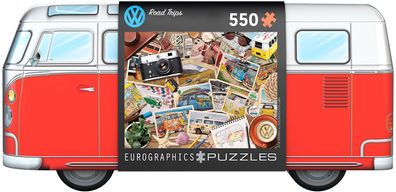 VW Bus Road Trips - Puzzle Dose 550 Teile