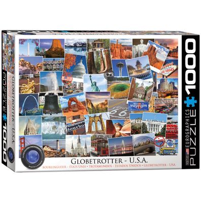 Eurographics 607506 Globetrotter U.S.A. 1000 Teile Puzzle