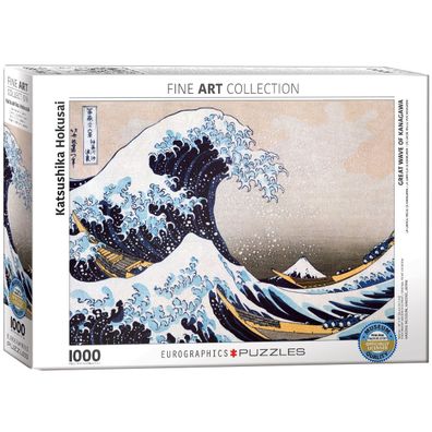 EuroGraphics 6000-1545 Die große Welle von Kanagawa von Katsushika Hokusai 1000 ...