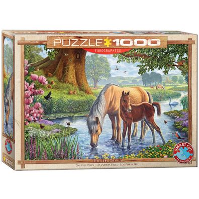 EuroGraphics 6000-0976 Fell Ponies von Steve Crisp 1000 Teile Puzzle