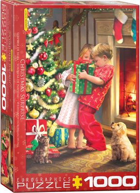 EuroGraphics 6000-5640 Weihnachtsüberraschung 1000 Teile Puzzle