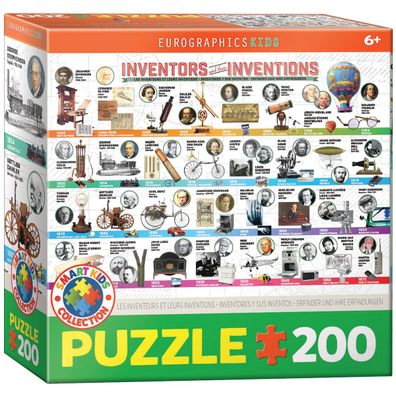 Eurographics 6200-0724 Erfinder und ihre Erfindungen 200 Teile Puzzle