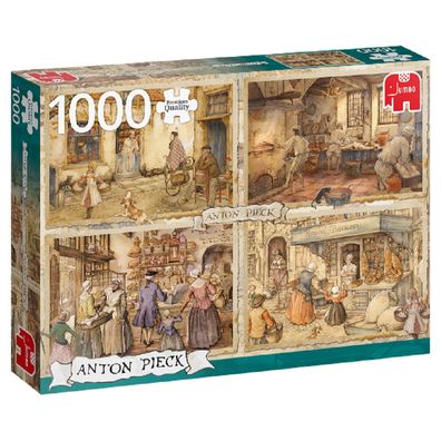 Jumbo 18818 Anton Pieck Bäcker im 19. Jahrhundert 1000 Teile Puzzle
