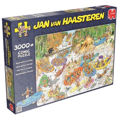 Jumbo 19017 Jan van Haasteren Wildwasser-Rafting 3000 Teile Puzzle